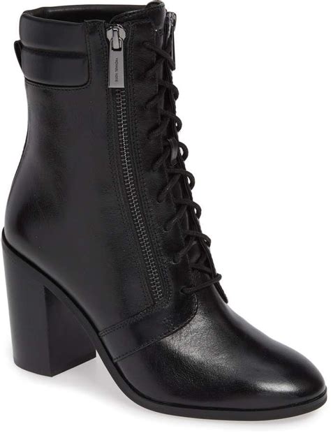 michael kors rosario ankle boot|Rosario Leather Combat Boot .